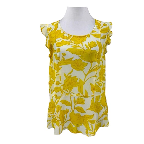 Cabi 5899 Sheer Sunrise Top Spring 2021 Women's Size XL - Picture 2 of 7